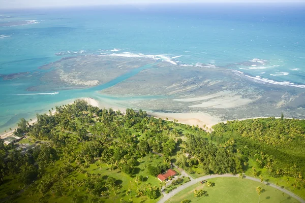 Luftaufnahme des Nordostens von Puerto Rico — Stockfoto