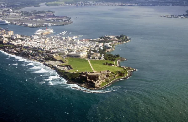 Aerial view of El Morro Puerto Rico — Stock Photo, Image