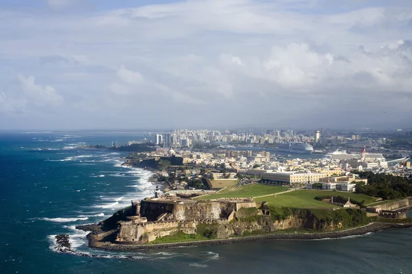 El morro Porto Riko havadan görünümü — Stok fotoğraf