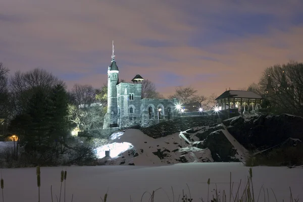 Belvedere wieża central park — Zdjęcie stockowe