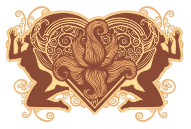 güzel kızlar ve fantastik çiçek