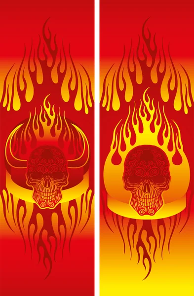 Red Flame — Stock Vector