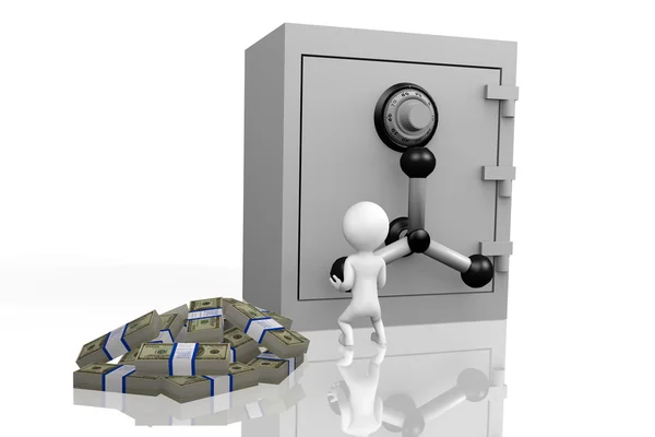 3D insan güvenli para yatırma