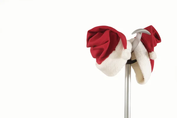 Hüte Weihnachtsmann Kleidung 1 — Stockfoto
