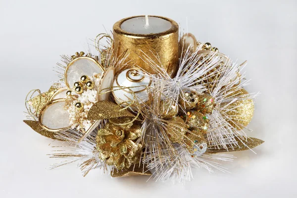 Jul ljus dekoration — Stockfoto
