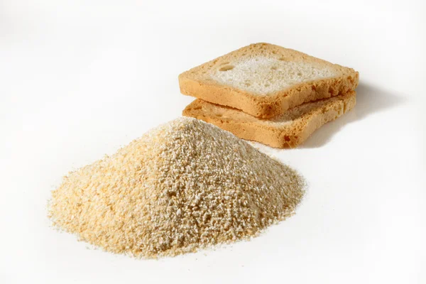 Biscuits and bread crumbs — Stock Photo, Image