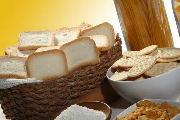 Basket biscuits — Stock Photo, Image