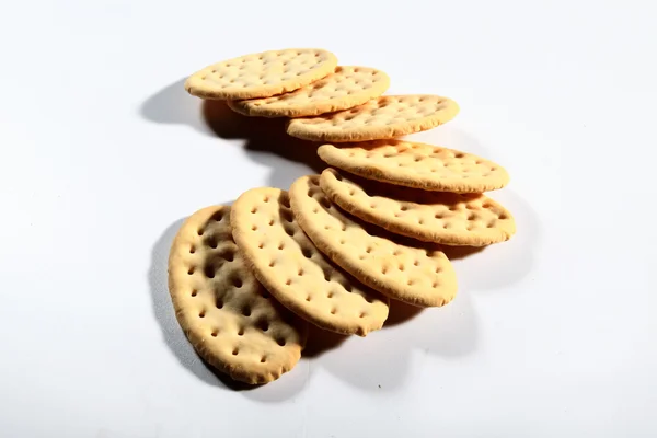 Gruppe von Crackern im Halbkreis — Stockfoto
