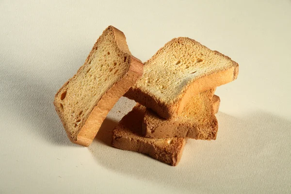 Four slices toast — Stock Photo, Image