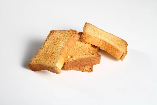 Groep sneetjes toast — Stockfoto