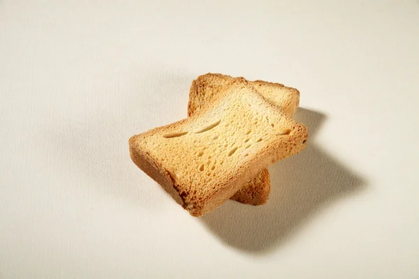 Zwei Scheiben Toast — Stockfoto