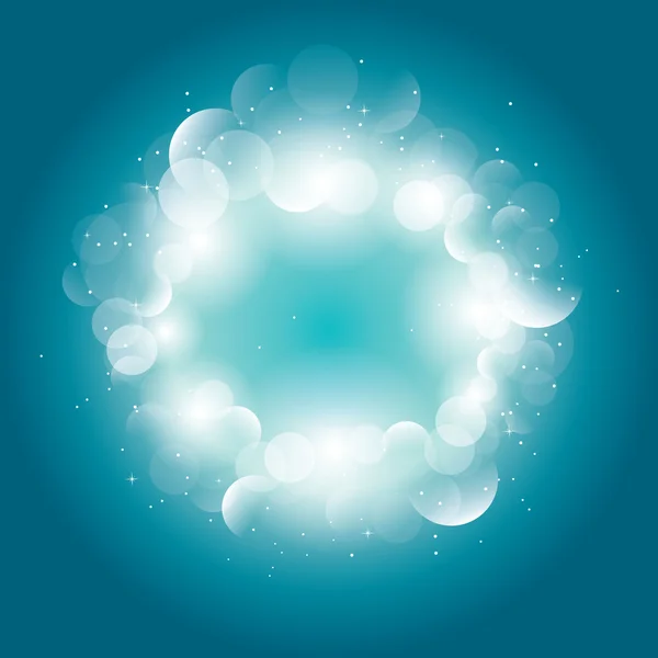 Cercle lumineux abstrait — Image vectorielle