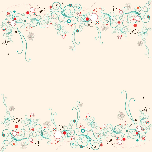 Cadre floral — Image vectorielle