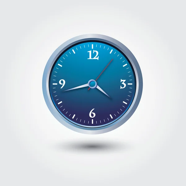 Relógio azul —  Vetores de Stock