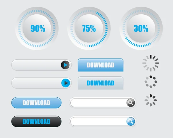 Elemento del sito web — Vettoriale Stock