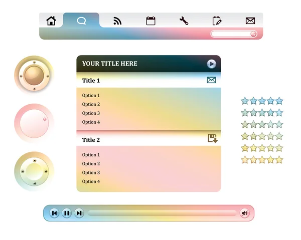 Web element — Stockvector