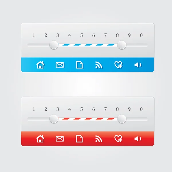 Set van web-elementen — Stockvector