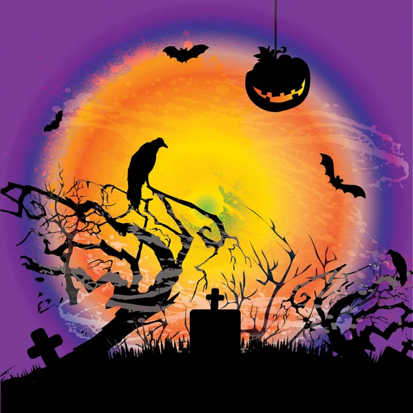 Halloween-Hintergrund — Stockvektor