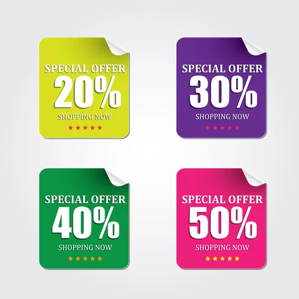 Discounts vector — Stock Vector