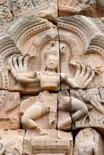 Stone statue in Phanom Rung thai — Stock Photo, Image