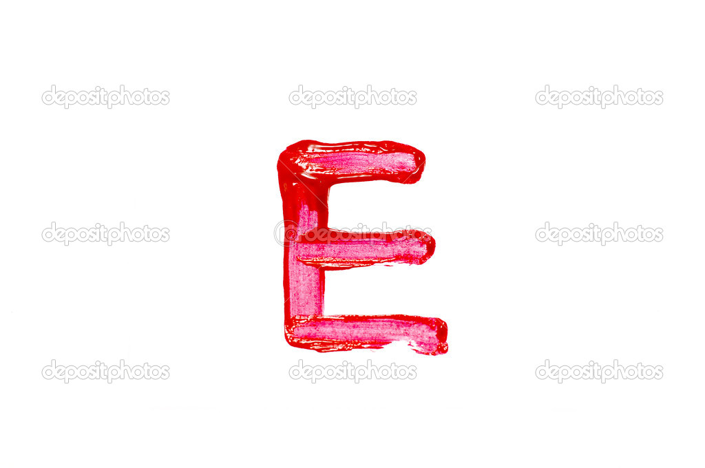 Close-up of A-Z on white background