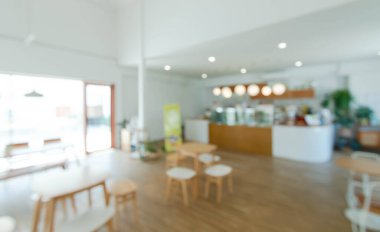 Bulanık arkaplan, kahve dükkanı geçmişi