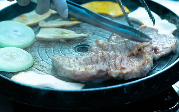 Coreano Tradicional Carne Cerdo Barbacoa — Foto de Stock