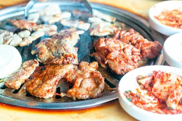 Carne Porco Churrasco Tradicional Coreano — Fotografia de Stock