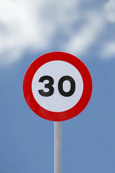 Señal límite de velocidad — Foto de Stock