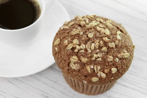 Yulaf kepekli muffin — Stok fotoğraf