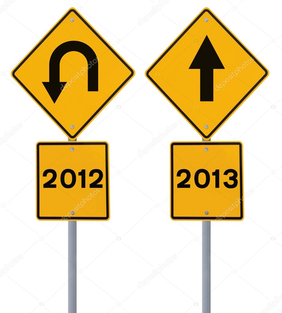 Old and New Year Signs