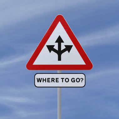 Where To Go? clipart