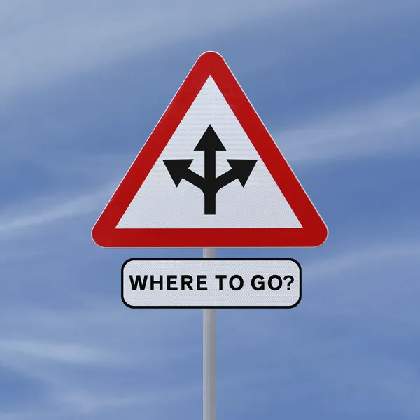 Where To Go? — Stockfoto