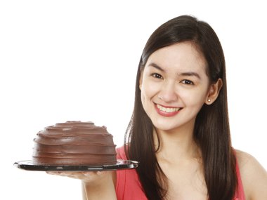 Yummy Chocolate Cake clipart