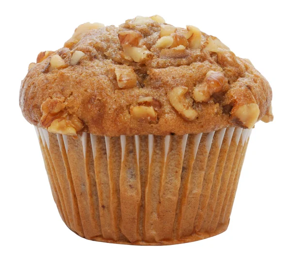 Muffin εσπρέσο καρυδιά Εικόνα Αρχείου