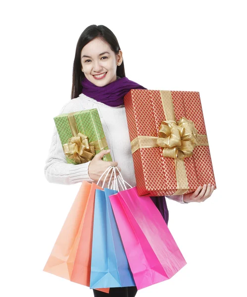 Holiday shopper — Stockfoto