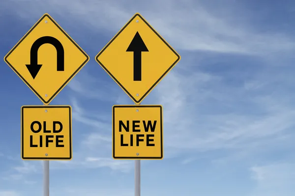 Old and New Year Signs — Stock Photo, Image