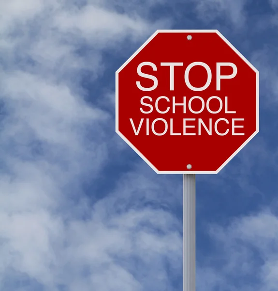 Fermare la violenza scolastica — Foto Stock