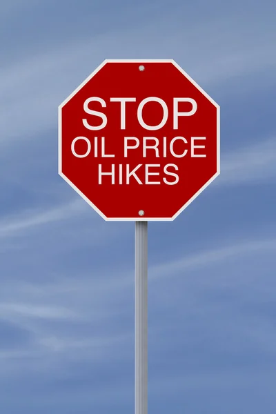 Stop Oil Price Hikes — Stock Photo, Image