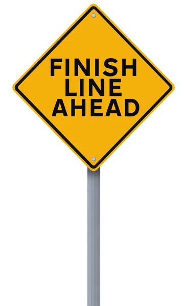 Finish Line Ahead — Stock Photo, Image