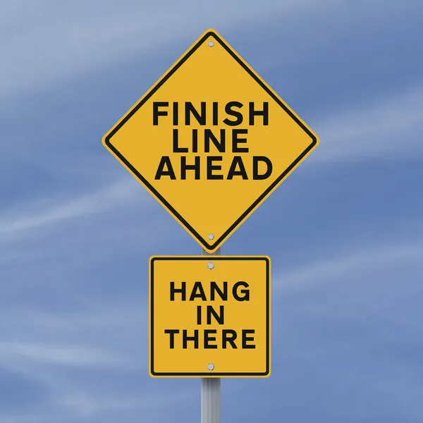 Finish Line Ahead — Stock Photo, Image