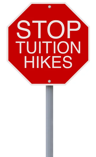 Stop Tuition Hikes — Stock Photo, Image