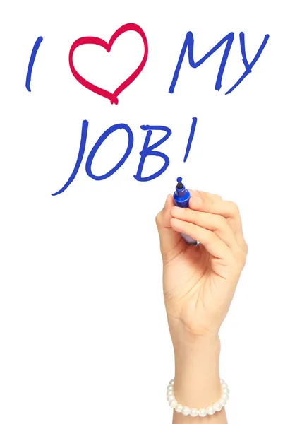 I Love My Job! — Stock Photo, Image