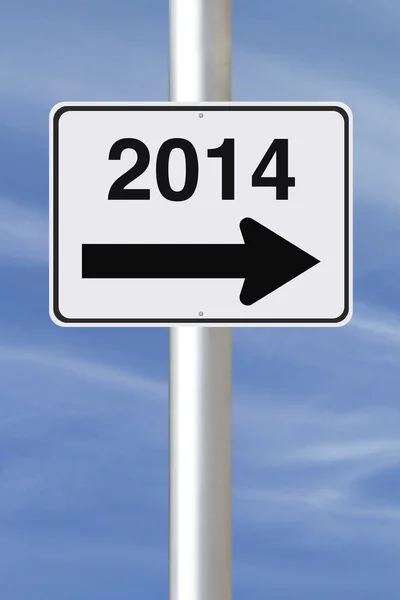 Neues Jahr 2014 — Stockfoto