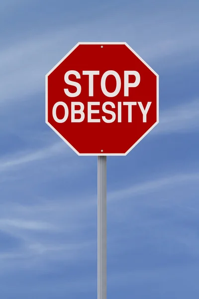 Stop Obesity — Stock Photo, Image