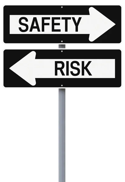 Bezpečnost a riziko — Stock fotografie