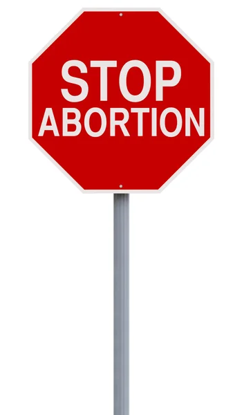 Stop Abortion — Stock Photo, Image