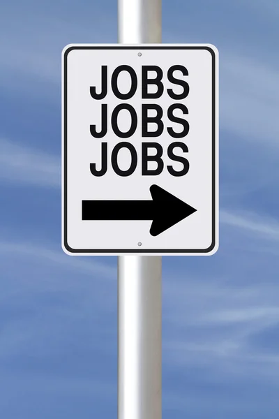 Jobs This Way — Stock Photo, Image