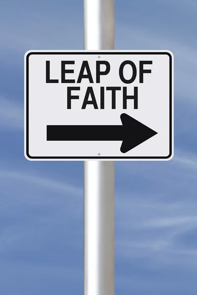 Leap of Faith — Stock Photo, Image