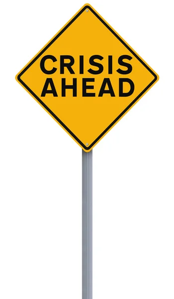 Crisis Ahead — Stock Photo, Image